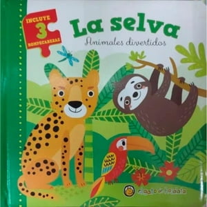 Editorial Guadal - Libro Animales Para Armar-En La Selva