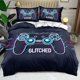 thumbnail image 1 of Video Games Game Handle Quilt Duvet Cover Set Double Queen Bedroom Decor 3-Piece Bedding Set, 1 of 5
