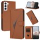 thumbnail image 1 of Funda Cartera Fibra de Carbono para Samsung Galaxy S21 con Soporte y Cierre Magnético Marrón, 1 of 6