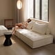 thumbnail image 5 of Juego 2 Sofa Modular Individual 85x85x70cm Alta Elasticidad Color Beige Diseño De La Tela Rayado, 5 of 7