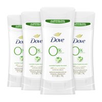 Desodorante En Barra Dove, Pepino Y Té Verde, 75 Ml, Paquete De 4