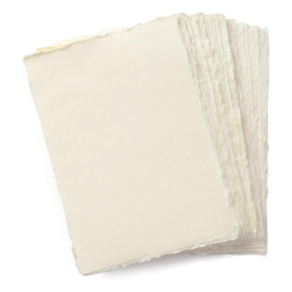 Papel Mixto para Artes WANDERINGS A4 21 x 29,7 cm 150 GSM 50 Hojas con Borde Deckle