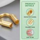 thumbnail image 3 of Protectores de alambre DC,CLISENCE 200 uds forma U dorados, 3 of 7