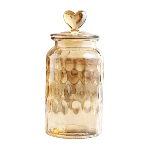 Bothyi - Tarro De Almacenamiento De Vidrio Decorativo Con Tapa Tarro Hermético Para Té Suelto De Especias Dulces 1350Ml