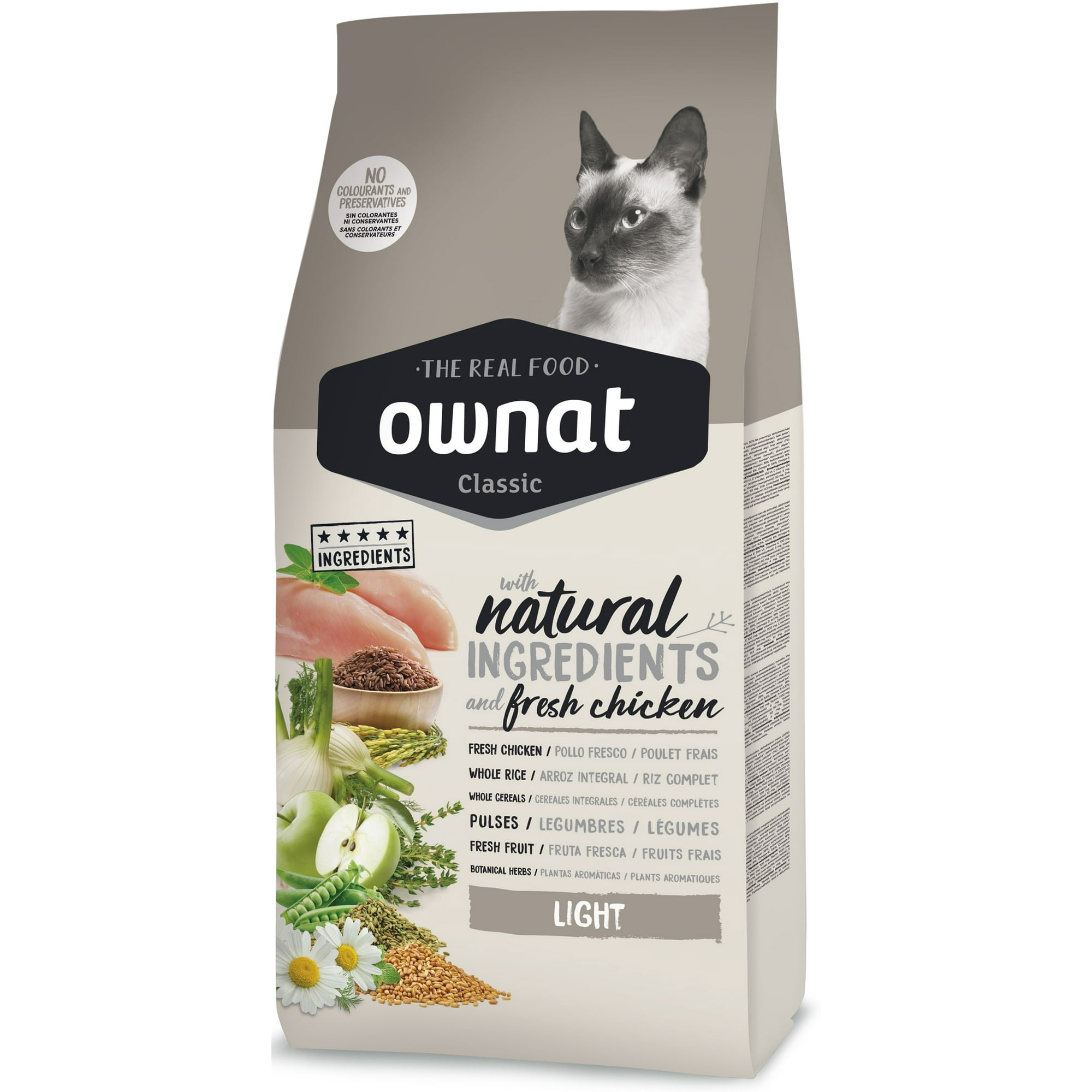 Ownat Classic Gato - Alimento Para Gatos Light Cat 1.5 Kg