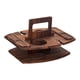 thumbnail image 1 of Mesa De Picnic Al Aire Libre, Mesa De Centro Con Soporte De Vidrio Para Acampar, Concierto, Piscina, Marrón, 1 of 5