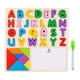 thumbnail image 4 of Juguetes de rompecabezas de madera para niños Juguetes de aprendizaje Juguetes educativos para edades tempranas Rompecabezas de forma de número de , mayúscula Letra mayúscula, 4 of 5