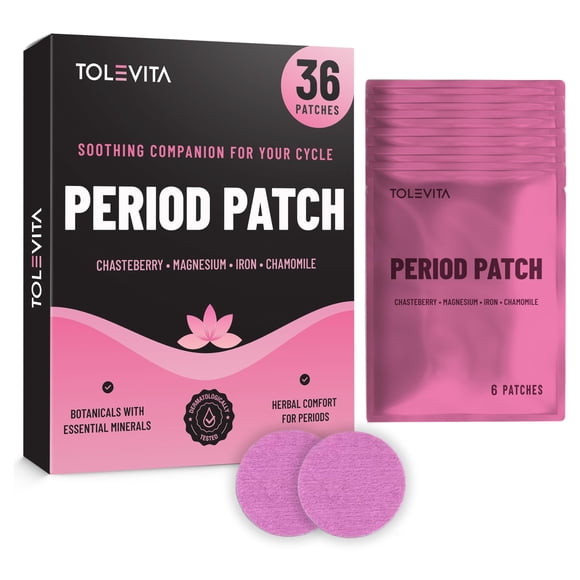 Parche para Alivio de Cólicos Menstruales TOLEVITA con Hierbas 36 unidades