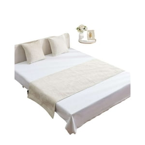 Imac Hogar - Piecera Sin Fundas Modelo Chenille Beige Claro