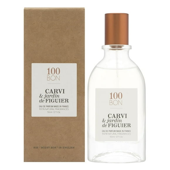 100 Bon Carvi & Jardin de Figuier por 100 Bon Eau de Parfum Spray Unisex Recargable 1.7 oz