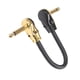 thumbnail image 1 of Cable De Conexión Para Guitarra, Simplemente Conéctelo Al Pedal De La Guitarra, Ajuste El Cable De Audio Apretado Aureate Flat 30CM, 1 of 5