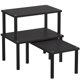 thumbnail image 1 of Juego organizador de estanterías Danfoxer de bambú de 3 niveles negro, 1 of 7