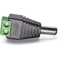 Gen - Conector Terminal Poder 5.5X2.1 Macho Jack Camaras Tira Led Multicolor