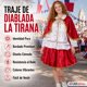 thumbnail image 4 of Traje Tirana Diablada Rojo 3 Piezas Juvenil Baile Típico Fiestas Patrias, 4 of 10