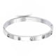 thumbnail image 3 of Pulsera De Metal CC Clothing Cubica Acero Inoxidable Oro Rosado Talla Única, 3 of 4
