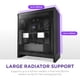 thumbnail image 5 of Case NZXT H7 Flow 2024 Mid-Tower ATX con 3 ventiladores de 120 mm, color negro, 5 of 9