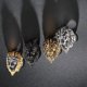 thumbnail image 2 of Anillo de Hombre Leon Black Titan Moda Masculina, 2 of 3