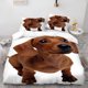 thumbnail image 1 of Dachshund Puppies 2-Themed Bedding Set Soft and Comfortable All-Season Duvet Cover and Pillowcase Set, 1 of 5
