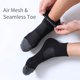 thumbnail image 4 of Calcetines de tobillo FITRELL para correr, deportivos y acolchados, paquete de 6 unidades, 4 of 6