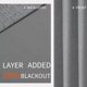 thumbnail image 3 of Cortinas separadoras de ambientes Blackout Joydeco, color gris claro, 70 x 240 cm, 3 of 6