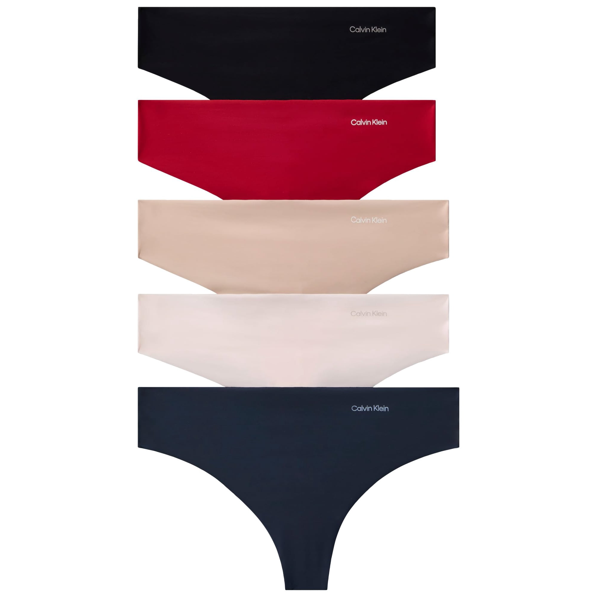 Pack De 5 Bragas Calvin Klein Invisibles Sin Costuras
