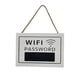 thumbnail image 1 of Letrero Pizarra Wifi Letrero Decorativo Clave Wifi Hogar B, 1 of 1
