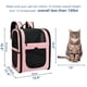 thumbnail image 2 of Mochila portabebés Apollo Walker para mascotas de hasta 8 kg, color rosa, 2 of 7