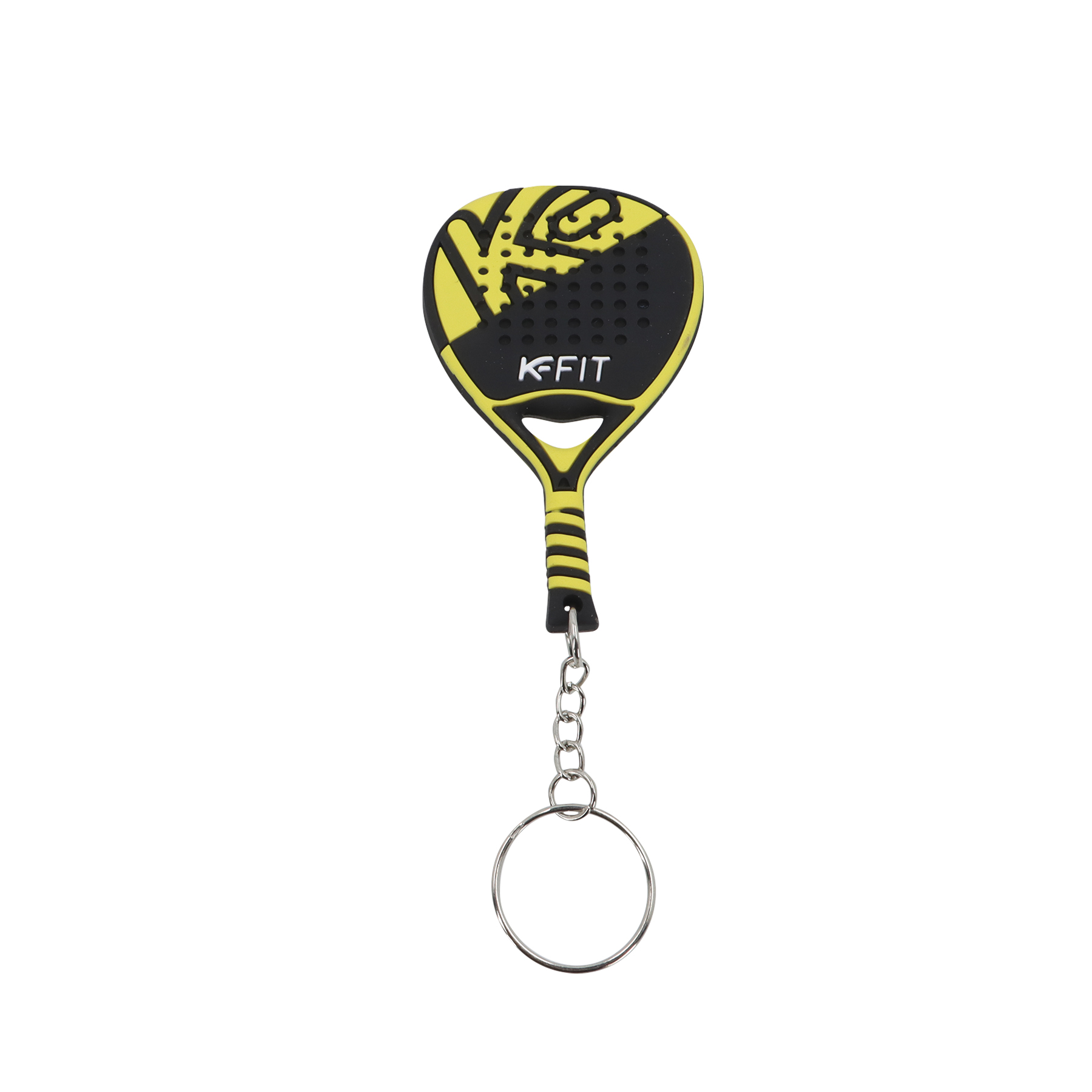 K-Fit - Llavero Pala Padel Amarillo