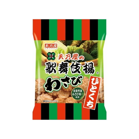 Kenko Foods - Galleta Arroz Amanoya Kabukiage Azumino Wasabi 68 Gr