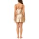thumbnail image 3 of INSPIRE CHIC Vestido de Noche de Satén Mini para Mujer de Regreso a Clases con Encaje en el Escote en V y Tirantes Ajustables Lencería de Seda L Champagne, 3 of 6