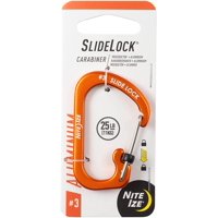 Mosquetón Slidelock #3 Aluminio Naranjo Nite Ize