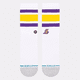 thumbnail image 2 of Stance Sock Men Tube Los Angeles Lakers White, 2 of 3