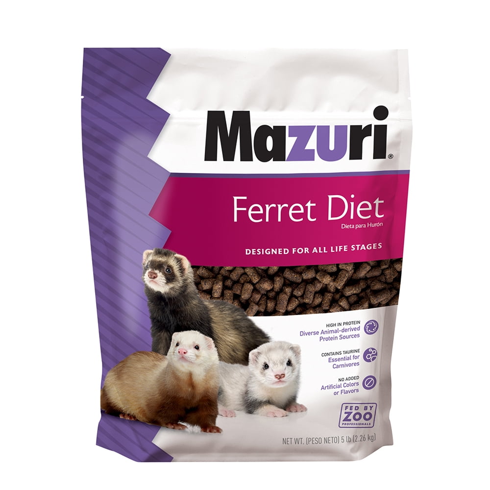 Mazuri - Alimento Seco Huron Todas Las Edades Bolsa, 2,26 Kg