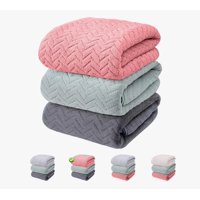 Atlas - Set 3 Toalla De Baño Lana Rojo/Verde/Gris Oscuro