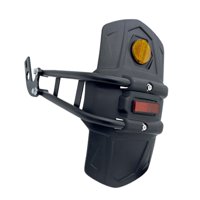 Magideal - Protector De Guardabarros Trasero Para Motocicleta, Accesorio De Repuesto Para Motocicleta, Protector Reflectante Ligero Contra Salpicaduras, Cubierta