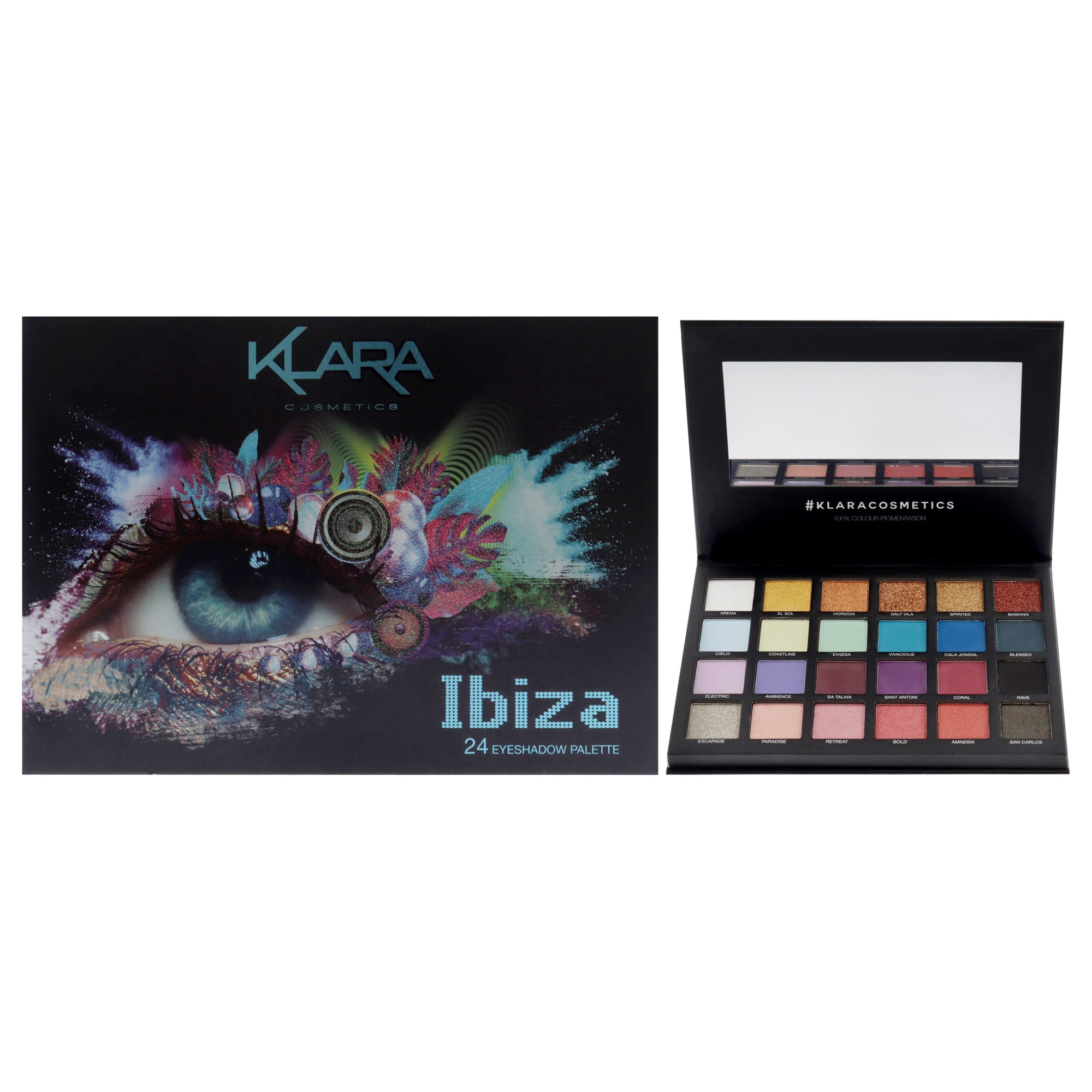 Paleta De Sombras De Ojos Klara Ibiza 48ml