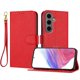 thumbnail image 1 of Funda Cartera para Samsung Galaxy S24 FE Tarjetero Soporte Magnético y Correa Rojo, 1 of 5