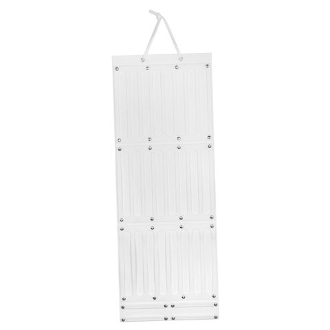 Bothyi - Organizador De Accesorios Para El Cabello, Cintas, Pinzas Para El Cabello, Colgador Para Organización De Colecciones, Blanco, 104Cm X 38Cm