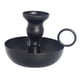 thumbnail image 4 of Portavelas Cónico De Hierro Forjado Negro Portavelas De Cono Comedor Fiesta, 4 of 5
