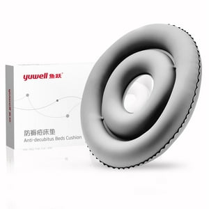 Topmedic - Cojín Picarón Antiescaras Inflable Hasta 100Kg Gris