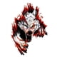 thumbnail image 4 of Wolf 3D Car Sticker Vehículo Decorativo Para Paredes Auto Truck Left, 4 of 5