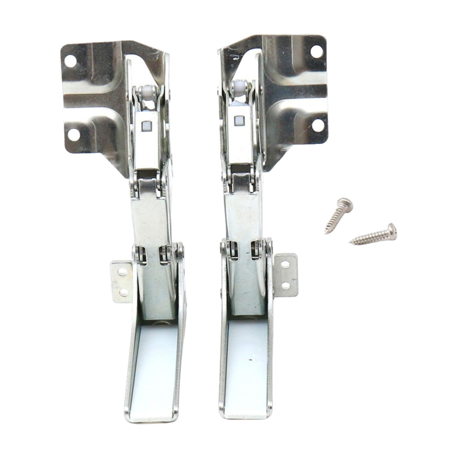 Magideal - 2x Bisagras Para Puerta De Frigorífico Y Congelador Bisagras Para Puerta De Frigorífico Fácil De Instalar Y Reemplazar Tornillos De Fijación De Bisagr