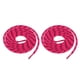thumbnail image 4 of 1 par de cordones de escalada deportiva con cordones de color oval zapato atlético encaje rosa rojo, 4 of 5