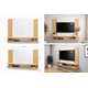 thumbnail image 2 of Panel TV 50” Madera Clara con Repisa Flotante 118,5 cm, 2 of 8