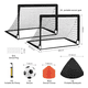 thumbnail image 2 of "2juego De Porterías De Fútbol  Belug Portátil Para Niños+accesorios Negro ", 2 of 5