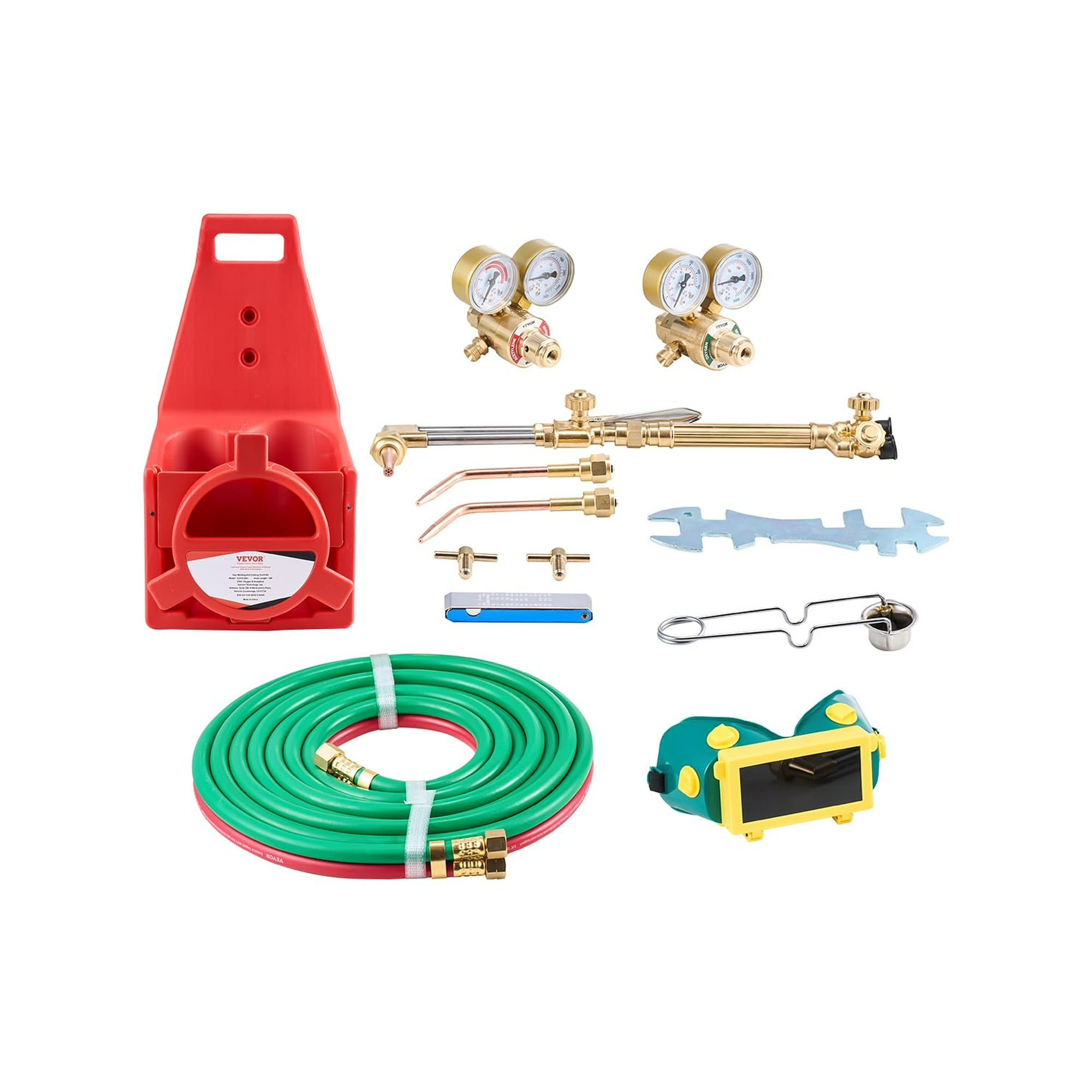 Kit De Antorchas De Oxigeno-acetileno, Soldadura A Gas Vevor, 14 Piezas