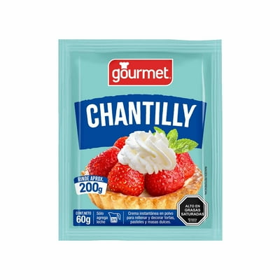 Crema Chantilly Sobre 60 G Gourmet
