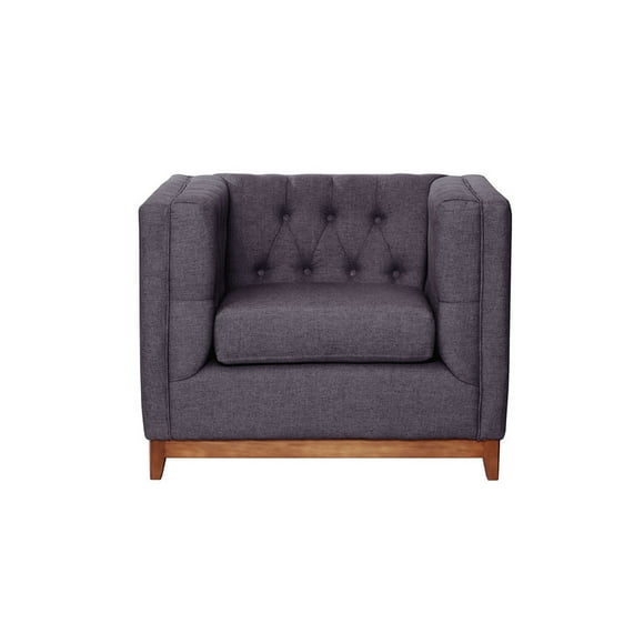 Sofa Roma 1C Lino Gris Oscuro