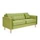 thumbnail image 2 of Sofa New Retro 3C + 2 Pouf Felpa 05 Pistacho, 2 of 6