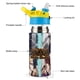 thumbnail image 3 of Haikyuu!! Botella de Agua con Tapa Pop Top de Un Toque, Acero Inoxidable, a Prueba de Fugas, para Deportes, Botella Infantil azul 12 oz, 3 of 6